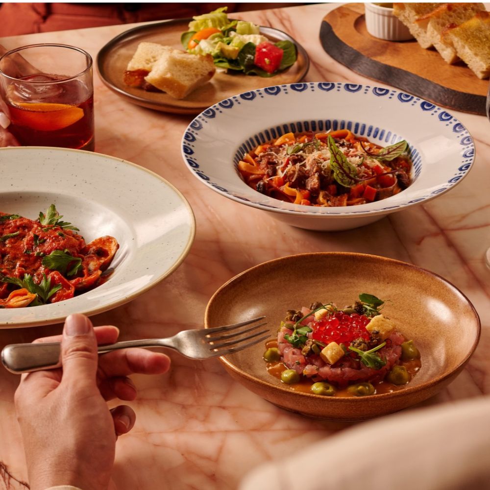 Italian dishes at Publico Ristorante, Robertson Quay, Singapore, featured for the $100 dining gift voucher