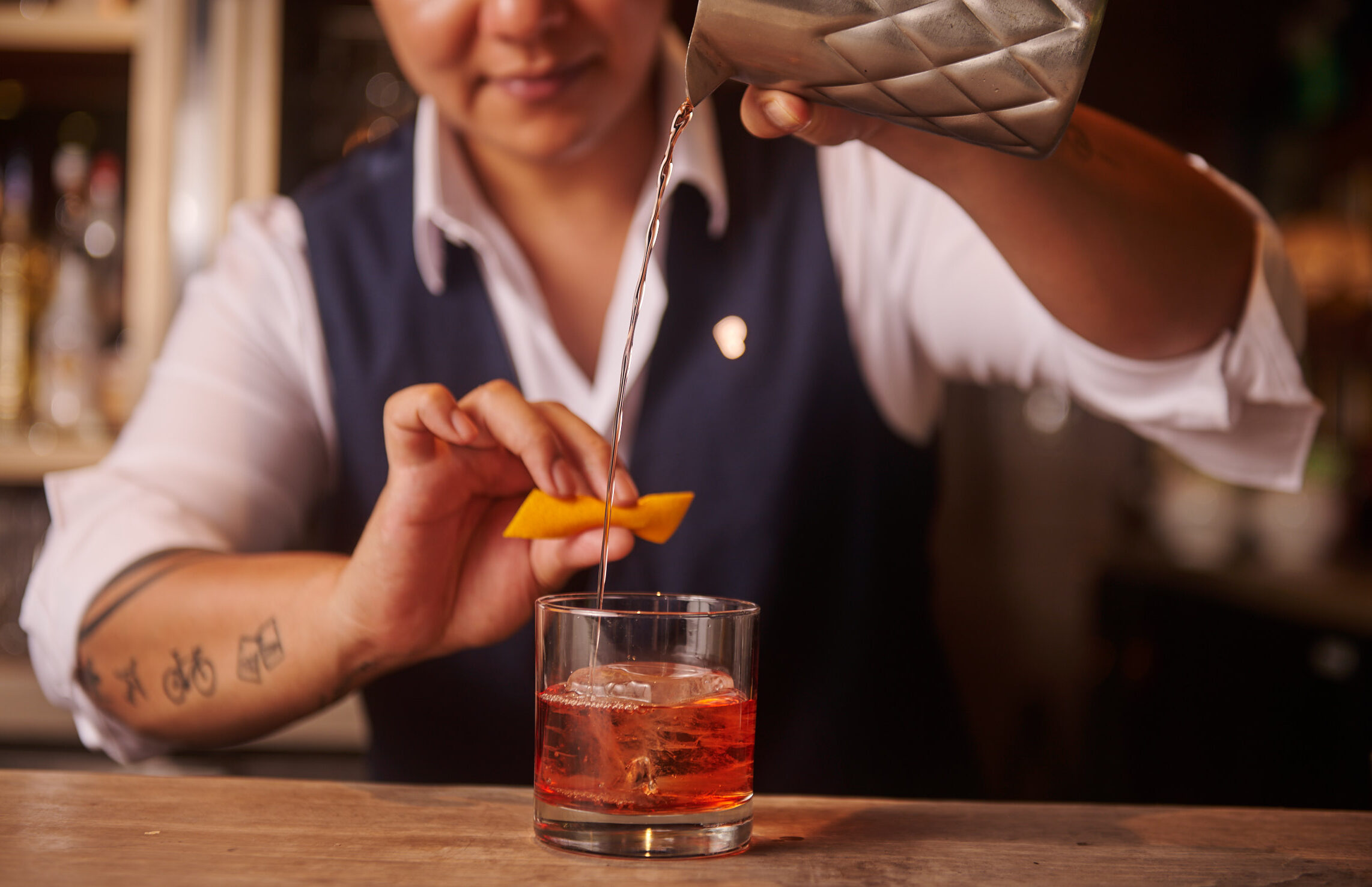 Cocktails at Publico Ristorante, an Italian bar in Robertson Quay, Singapore